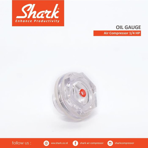 Oil Gauge Kompressor Shark 1/4 - 2Hp