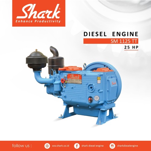 Shark Diesel Engine SM 1125 TT (Tanpa Tangki)