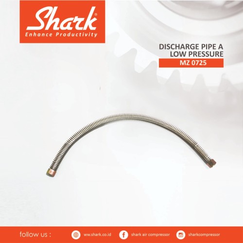 Discharge Pipe A Kompressor MZ 0725 Shark