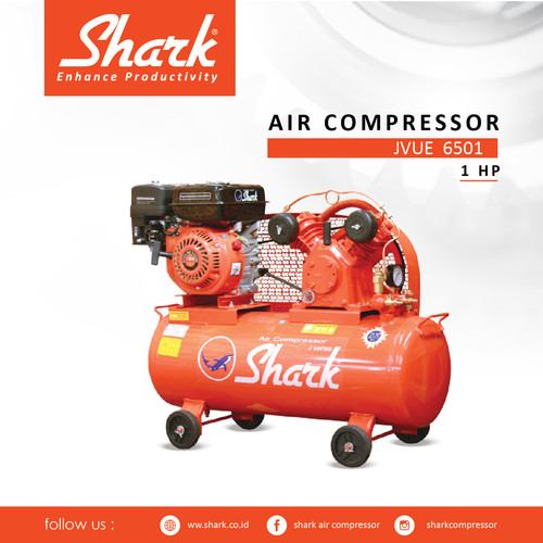 Kompresor 1Hp tangki 83 liter Shark Air Compressor + Engine JVUE 6501