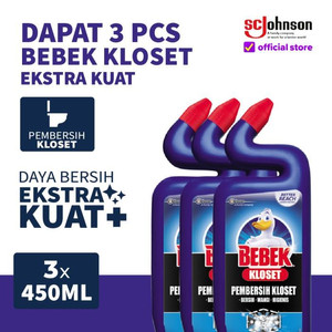 (Dapat 3pcs) Bebek Kloset Ekstra Kuat 450mL