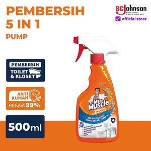 Mr Muscle Pembersih Kamar Mandi 5in1 Pump 500ml