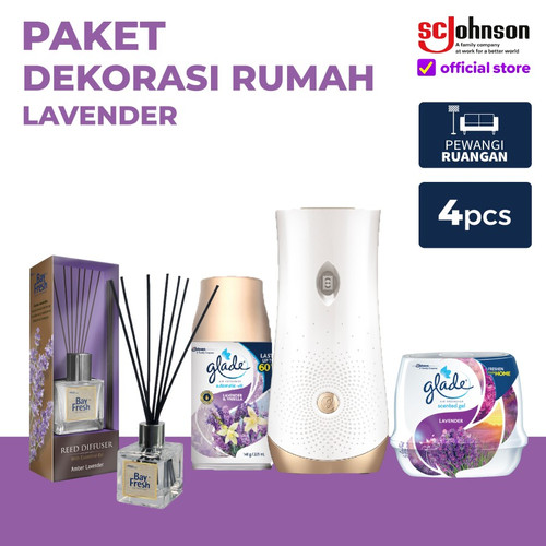 Paket Dekorasi Rumah Glade Lavender untuk Pewangi Ruangan