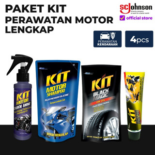 Kit Paket Perawatan Motor Lengkap Melindungi & Mengkilapkan Cat Motor