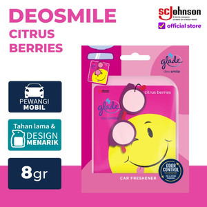 Glade Deo smile Pengharum Mobil Citrus 8gr