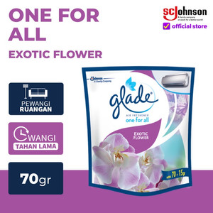 Glade One For All Pengharum Ruangan - Exotic Flowers 70gr