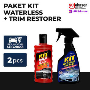 Paket KIT Waterless + Kit Back to Black Mengkilapkan Cat Kendaraan