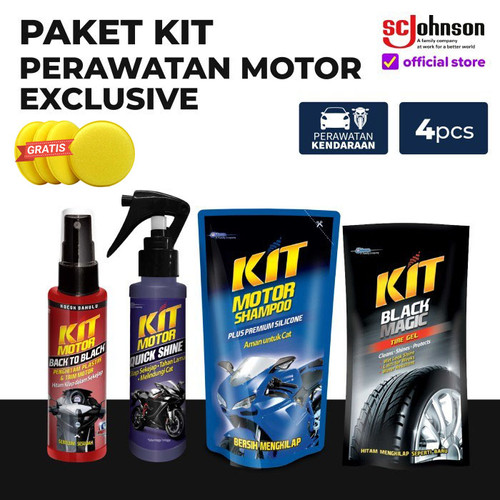 KIT Motor Paket Exclusive Melindungi Mengkilapkan Cat Motor