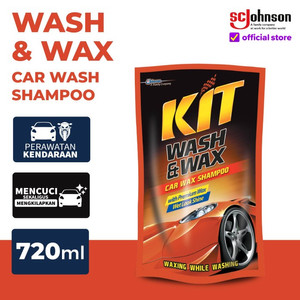 Kit Wash & Wax Pouch 720mL Shampo Mobil Mengkilapkan