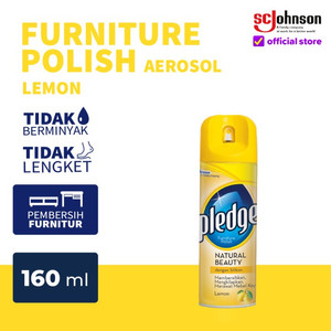 Pledge Aerosol Lemon 160gr Pembersih Furniture