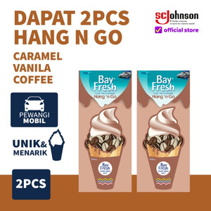 (Twin Pack) Bayfresh Hang N Go Caramel Vanilla x 2pcs