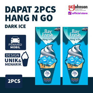 (Twin Pack) Bayfresh Hang N Go Dark Ice x 2pcs