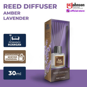 Bayfresh Reed Diffuser Device Pengharum Ruangan Amber Lavender