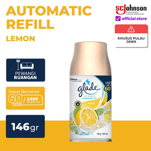 Glade Matic Spray Lemon Refill 146gr - AEROSOL (KHUSUS PULAU JAWA)