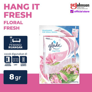 Glade Hang It Fresh Pengharum Lemari - Floral Fresh 8gr