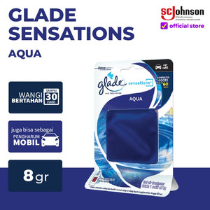 Glade Sensation Aqua/Serenity Car Perfume Regular 8gr