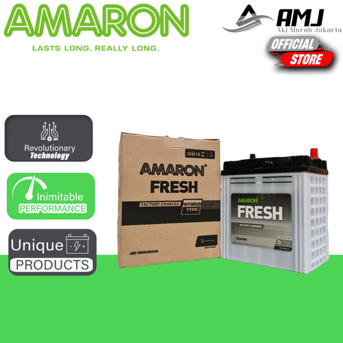 Aki Mobil Suzuki APV NS40Z / 36B19R Amaron FRESH 12V / 35Ah