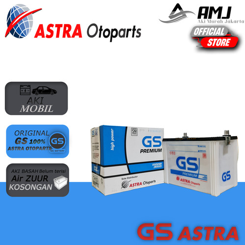 Aki Mobil Hino Dutro Gs Premium Astra N50Z Aki Basah 12V / 60 Ah