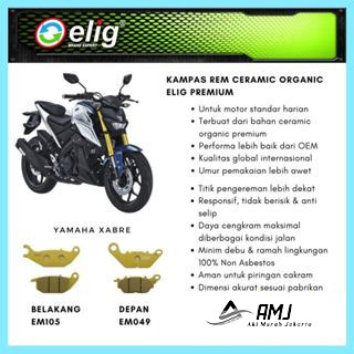 Kampas Rem Depan Belakang Yamaha Xaber ELIG EM105 - EM049