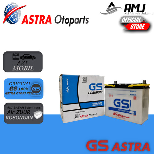 Aki Mobil Toyota Sienta GS Astra Premium NS60LS Aki Basah 12V / 45Ah