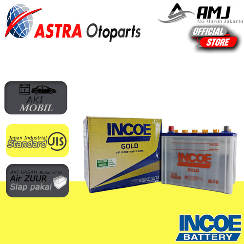 Aki Mobil INCOE GOLD Astra Ns70 Aki Basah 12V / 65 Ah