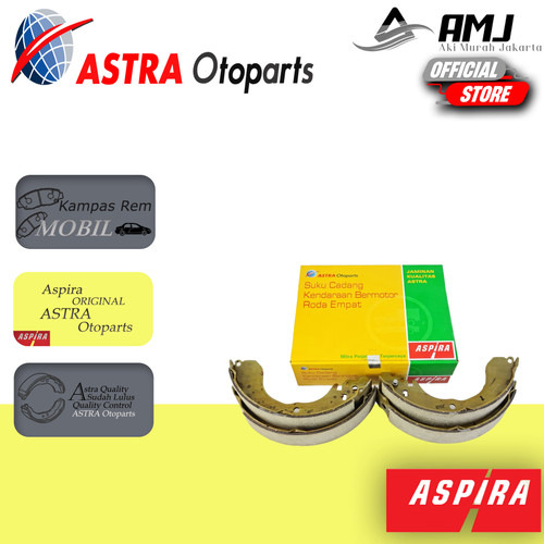 Kampas Rem Belakang ASPIRA DAIHATSU GRAND MAX / LUXIO ORIGINAL ASTRA