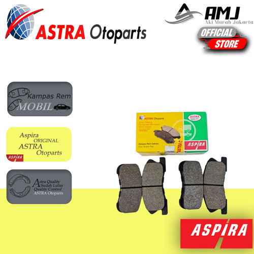 Kampas Rem Depan ASPIRA DAIHATSU AYLA MATIC / AGYA MATIC ORIGINAL