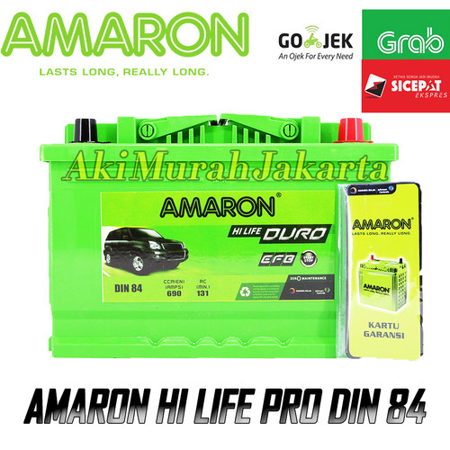 Aki Mobil Toyota Innova Reborn Diesel Din 84 58024 Amaron Hi-Life 84Ah