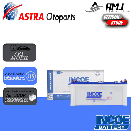 AKI GENSET INCOE PREMIUM ASTRA N120 Aki Basah 12V / 120Ah