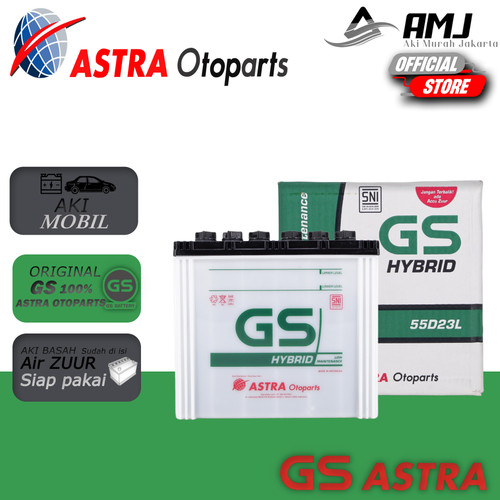 Aki Mobil Hyundai Trajet Gs Astra 55d23l Aki Basah 12v / 60ah