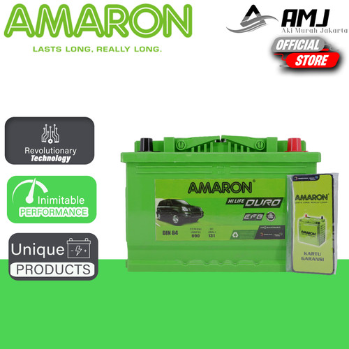 Aki Mobil Ln3 /Din74l / Din84 Amaron Hi-Life 84ah Garansi 1 Tahun