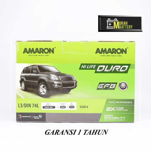 GARANSI 1 TAHUN Aki Mobil Mercedes S 230 Din 84 58024 Amaron Kering