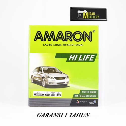 Aki Mobil Honda New Jazz NS40ZL / 42B20L Amaron Hi-Life 12V / 35Ah