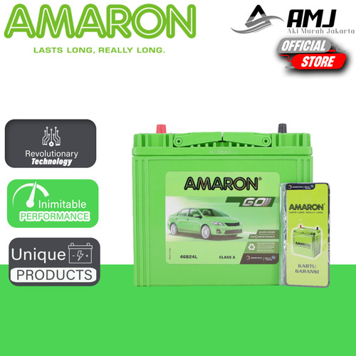 Aki Mobil NS60L / 46B24L Amaron GO Aki Kering 12v / 45Ah