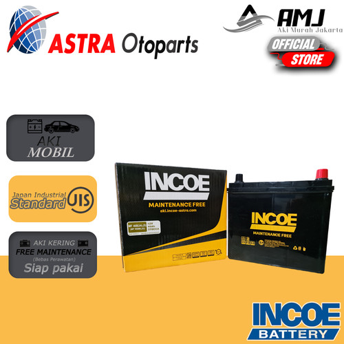 Aki Mobil Incoe MF Astra NS60LS Aki Kering (Maintenance Free) 12v / 45