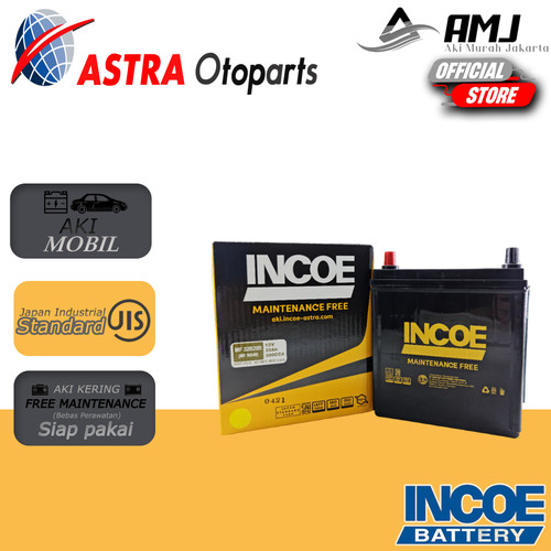 Aki Mobil INCOE MF (maintenance free) Astra ns40 Aki Kering 12V / 32Ah