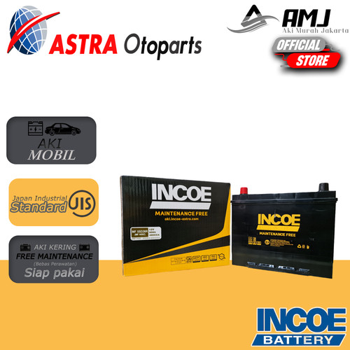 Aki Mobil INCOE MF Astra N50Z 55D26R Aki Kering 12V / 60Ah