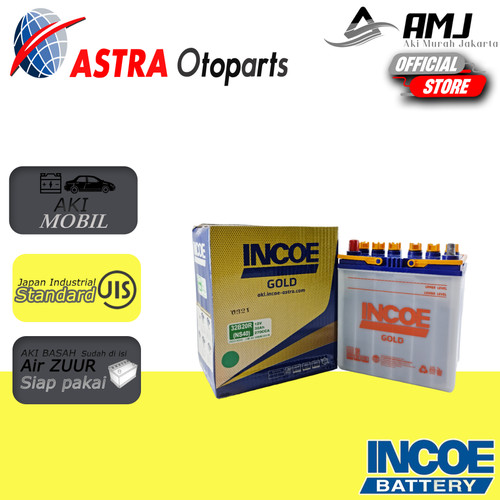 Aki Mobil INCOE GOLD Astra NS40 Aki Basah 12V / 32 Ah