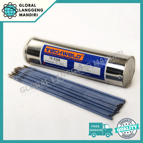 Kawat Las TECHWELD TE-S308 2.6MM(1KG)/ TE S308 2.6 MM STAINLESS