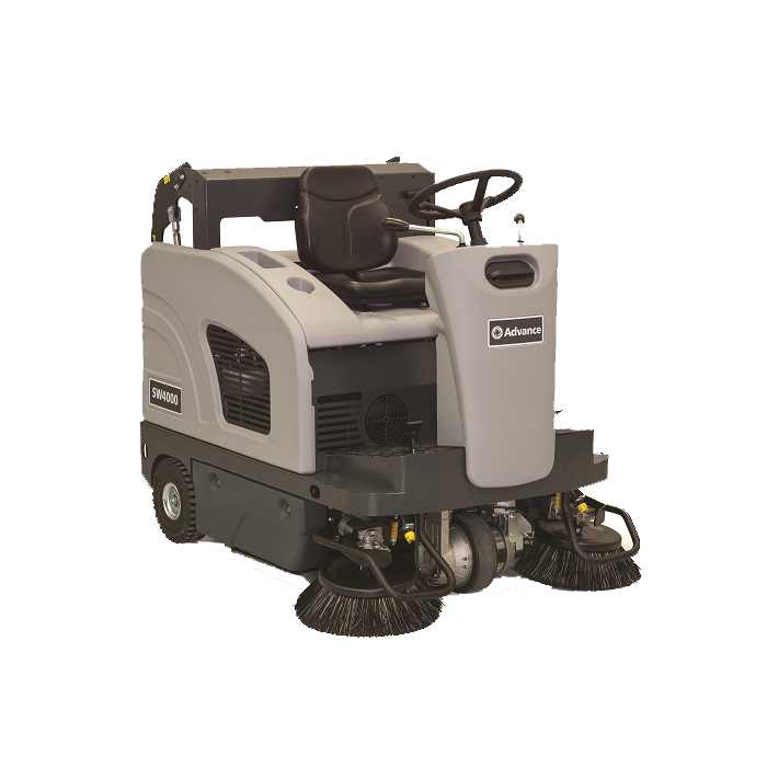 NILFISK SWEEPER RIDE ON SW4000 B SET