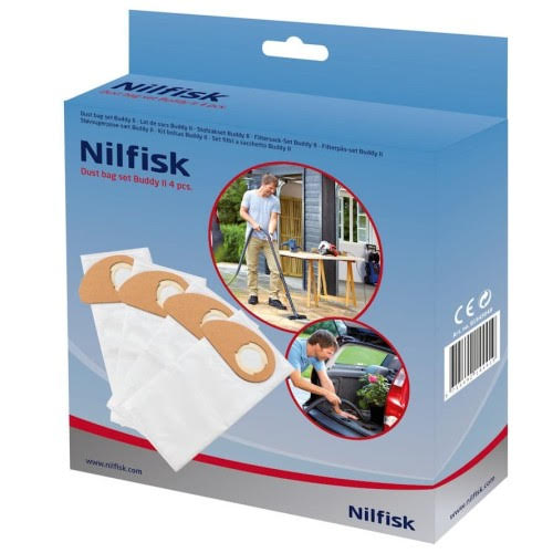 NILFISK DUST BAG 4 EA 81943048 F/BUDDY II