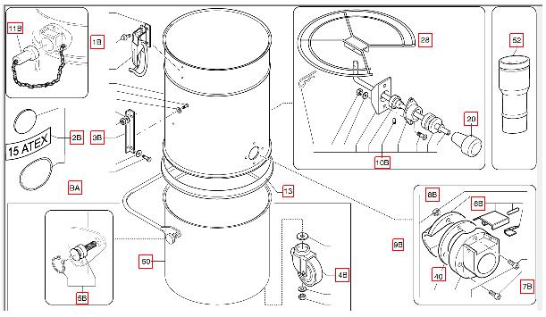 NILFISK KIT PUSH BUTTON NO.68 40000320