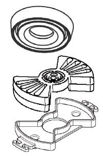 NILFISK MOTOR SUSPENSION KIT 147 1111 500 F/GD5