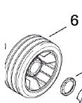 NILFISK WHEEL D100X20 302000465 F/ATTIX 30