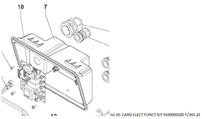 NILFISK CARD ELECT FUNCT KIT 9100000185 F/343.2E