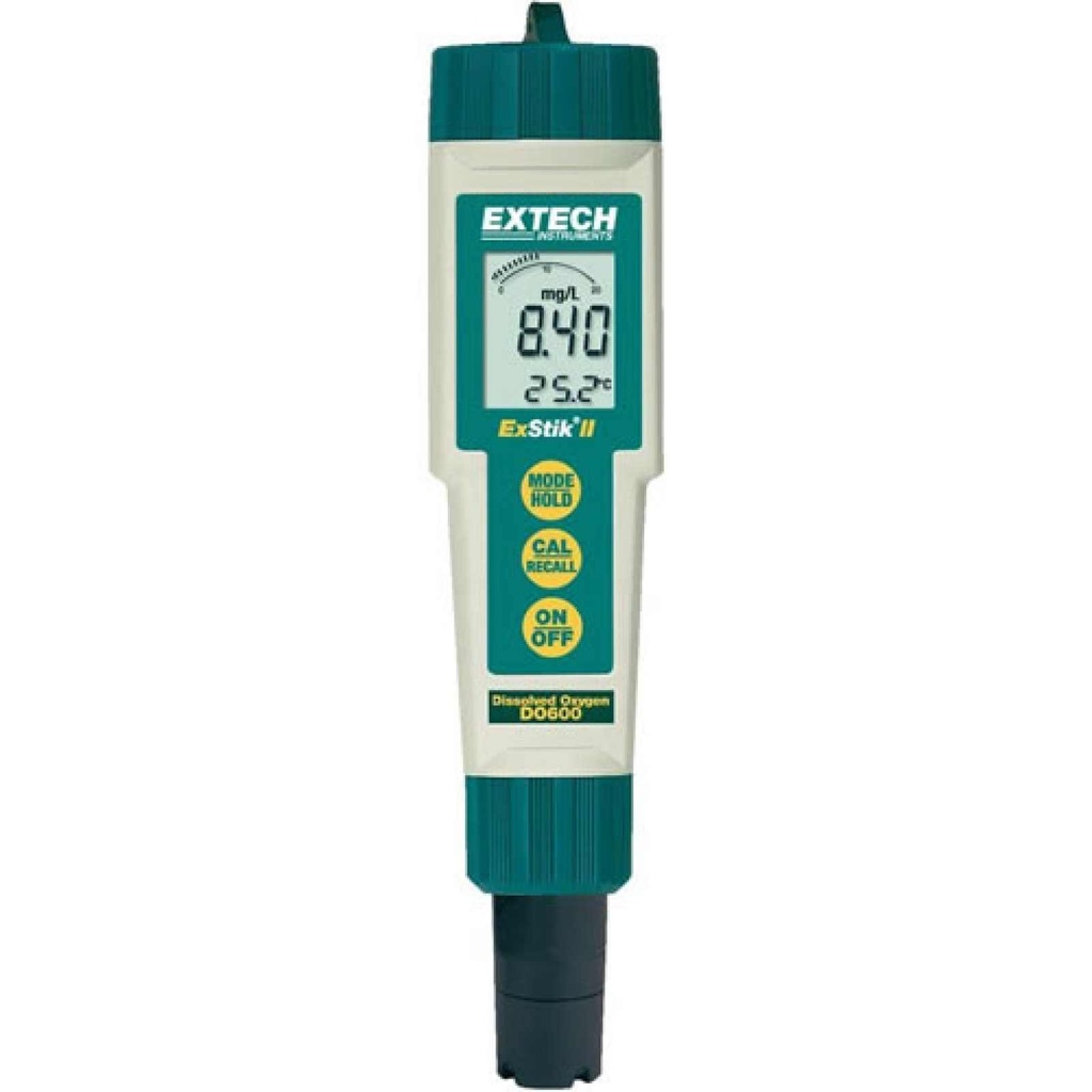 EXTECH DISSOLVED OXYGEN METER DO600 W/BATTERY