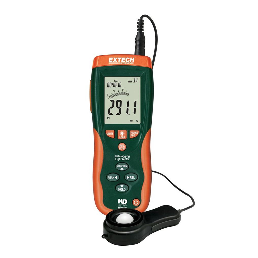 EXTECH LIGHT METER DATALOGGING HD450-NIST