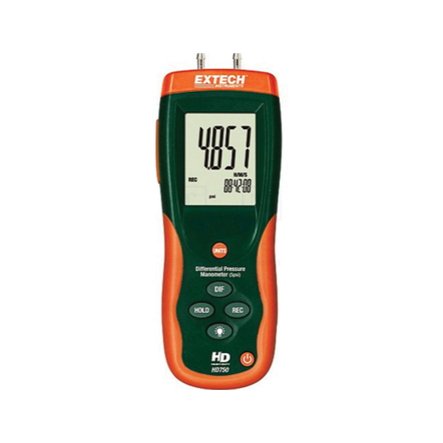 EXTECH MANOMETER PRESSURE 5 PSI HD750