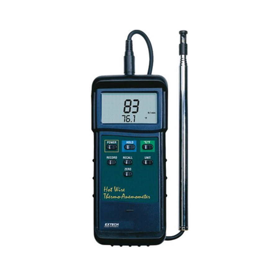 EXTECH ANEMOMETER HOTWIRE WITH NIST 407123-NIST