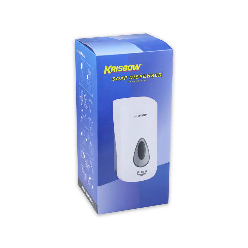 KRISBOW SOAP DISPENSER 1000ML WHITE